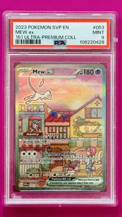 MEW EX 053 POKEMON: 151 ULTRA-PREMIUM COLLECTION 2023 PSA MINT 9 ENGLISH - Image 1
