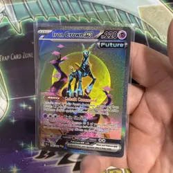2024 Pokemon SV Temporal Forces TEF EN Iron Crown ex #206/162 - Image 2