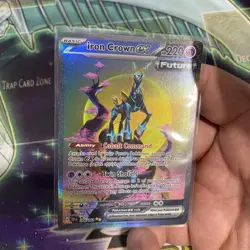 2024 Pokemon SV Temporal Forces TEF EN Iron Crown ex #206/162 - Image 3