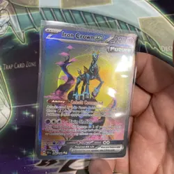 2024 Pokemon SV Temporal Forces TEF EN Iron Crown ex #206/162 - Image 9
