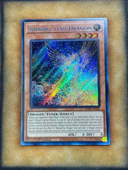 Yugioh Shining Star Dragon BLTR-EN002 Secret Rare 1st Ed NM - Image 1