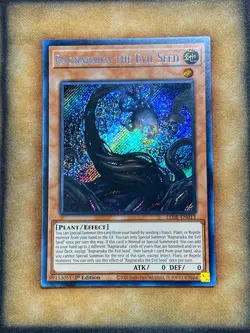 Yugioh Ragnaraika the Evil Seed LEDE-EN013 Secret Rare 1st Ed NM - Image 1