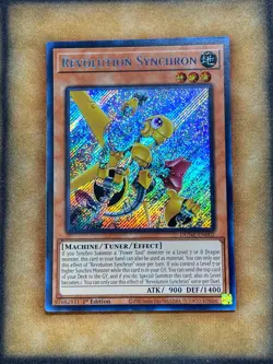 Yugioh Revolution Synchron DUNE-EN002 Secret Rare 1st Ed NM - Image 1