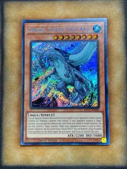 Yugioh Gameciel, the Sea Turtle Kaiju BLC1-EN005 Secret Rare Limited Edition NM - Image 1