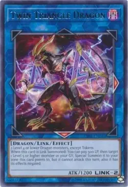 Twin Triangle Dragon - CIBR-EN046 - Rare - Unlimited Edition - Lightly Played - Image 2