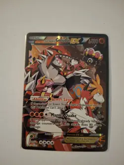 PokÃ©mon TCG Team Magma's Groudon-EX Double Crisis Holo Card 15/34 Near Mint - Image 1