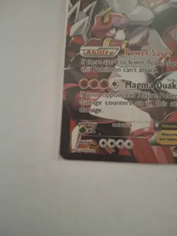 PokÃ©mon TCG Team Magma's Groudon-EX Double Crisis Holo Card 15/34 Near Mint - Image 4