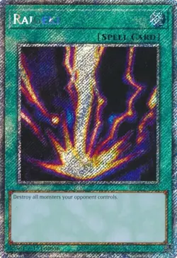 Yu-Gi-Oh! Raigeki RA03-EN083 Platinum Secret Rare - Image 2