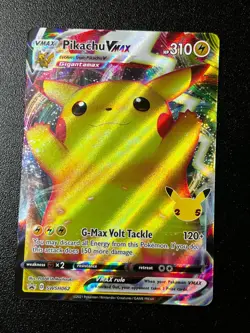 Pikachu VMAX SWSH062 - Celebrations 25th Anniversary Promo Full Art Pokemon Card - Image 1