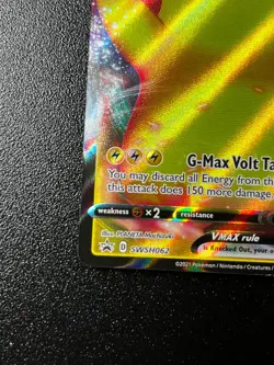 Pikachu VMAX SWSH062 - Celebrations 25th Anniversary Promo Full Art Pokemon Card - Image 2