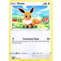 Eevee - Promo Card - Pokemon TCG McDonald's 2024 Promo #013/015 - Image 2