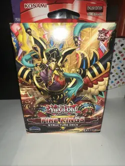 Yugioh Structure Deck Fire Kings 1st edition, unopened - Image 1