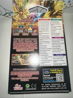 Yugioh Structure Deck Fire Kings 1st edition, unopened - Image 8