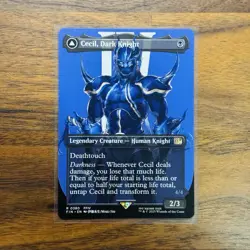 MTG Final Fantasy Cecil Dark Knight /Cecil Redeemed Paladin Borderless Non-Foil - Image 1