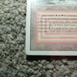 Plateau Revised Edition Dual Land MTG Magic the Gathering NM Vintage 1994 - Image 5