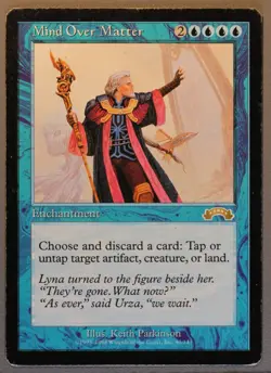 Mind Over Matter - MTG - Exodus - Magic:  The Gathering - Image 1