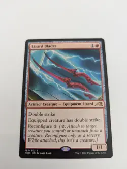 Lizard Blades - Kamigawa: Neon Dynasty - 153 Regular Rare MTG - Image 1