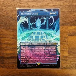 MTG Final Fantasy English The Water Crystal Borderless 0333 Foil - Image 1