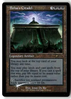 MTG Foil Bolas's Citadel - WPN & Gateway Promos Moderately Played English - Image 1