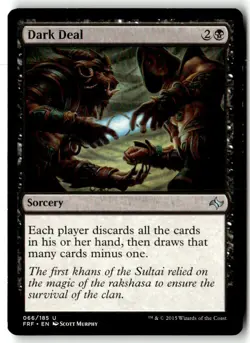MTG Dark Deal - Fate Reforged Moderately Played English - Image 1