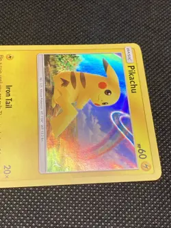 Pikachu 28/73 Holo Shining Legends Pokemon Card (Nike Swish In Holo) - Image 9