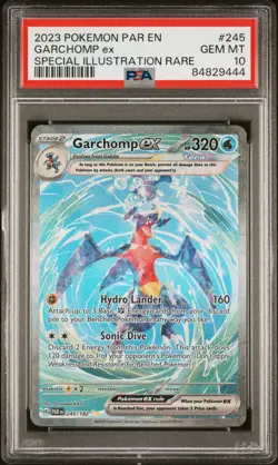 PSA 10 Grading Card Pokemon PARADOX RIFT - GARCHOMP EX #245 - Image 3