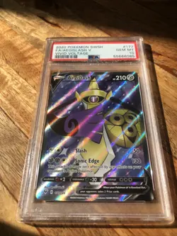 Pokemon Card Aegislash V 177/185 Holo Vivid Voltage PSA 10 GEM MINT - Image 9