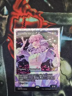 MTG Starfield Vocalist EN Showcase FRACTURE FOIL   Edge Of Eternities - Image 1