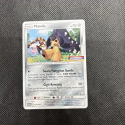 Pokemon 2020 Indonesia Mawile Promo Card 165/SM-P Stamped Indomaret - Image 3
