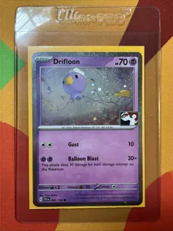 Pokemon Card Drifloon HOLO Prize Pack Series 4 (089/198) Scarlet Violet NM - Image 2