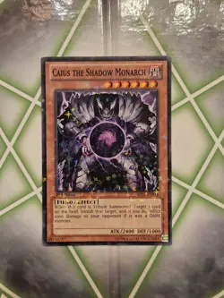 Yugioh Caius the Shadow Monarch BP01-EN018 1st Edition Starfoil NM - Image 1