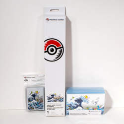 Great Wave Pikachu & Friends Playmat, Deck Box, & Card Sleeves Pokemon Center - Image 13