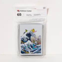 Great Wave Pikachu & Friends Playmat, Deck Box, & Card Sleeves Pokemon Center - Image 4