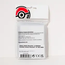Great Wave Pikachu & Friends Playmat, Deck Box, & Card Sleeves Pokemon Center - Image 5