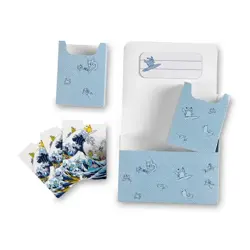 Great Wave Pikachu & Friends Playmat, Deck Box, & Card Sleeves Pokemon Center - Image 7