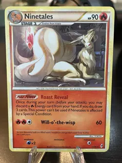 Pokemon Ninetales 17/95 Non Holo Theme Deck Exclusive LP TCG Card - Image 1