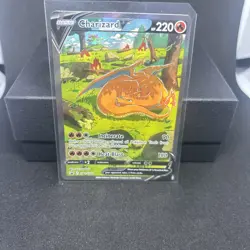 Charizard v SWSH260 Holo Promo Card Sword & Shield Near Mint NM Condition - Image 1