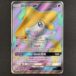 Pokemon TCG Jirachi GX 79a/236 Unified Minds Alternate Art Ultra Rare Holo Card - Image 1