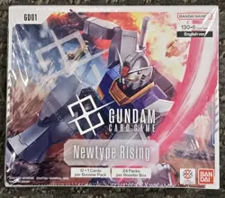 Bandai Gundam Card Game - Newtype Rising Booster Box (GD01) English Sealed - Image 1