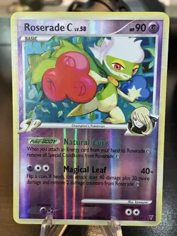 Roserade C 40/147 Supreme Victors Reverse Holo 2009 PokÃ©mon Card MP - Image 1