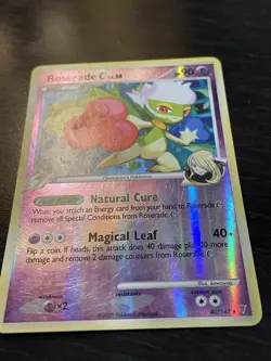 Roserade C 40/147 Supreme Victors Reverse Holo 2009 PokÃ©mon Card MP - Image 3