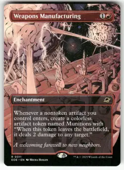 Weapons Manufacturing - Borderless - MtG Edge of Eternities - NM - Image 1