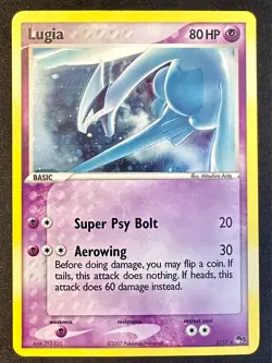 Lugia 2/17 2007 Pop Series 5 Pokemon Card TCG Promo Holo Rare Exclusive - Vlp - Image 1