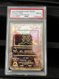 Ancient Mew Movie 2000 Black Star Promo PSA 8 Graded Pokemon Card - Image 3