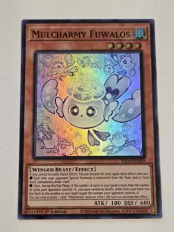 Mulcharmy Fuwalos RA04-EN050 Super Rare Mint Yugioh Quarter Century Stampede - Image 1