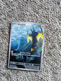 Pokémon Wattrel 178/167 Illustration Rare Twilight Masquerade Card Foil Holo - Image 1
