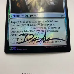 Mirror Shield Card Signed By Dan Scott Magic the Gathering Artist Proof - Image 9
