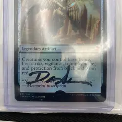 Akroma's Memorial Card Signed Dan Scott Artist MTG 20/30 Artist Proof - Image 3