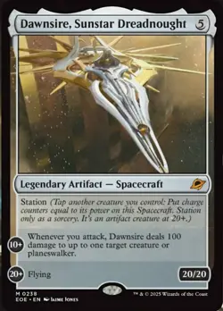 x1 Dawnsire, Sunstar Dreadnought M MTG Edge of Eternities M/NM, English - Image 2