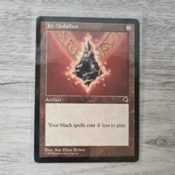 MTG Magic The Gathering Jet Medallion Tempest card - Image 6